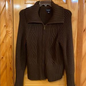 Brown knitted sweater size XL
